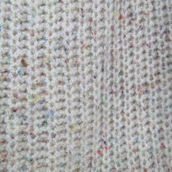 Moon & Madison M NWT Chunky Cowl Knit Confetti Cropped Minimalist Sweater Cozy - Picture 4 of 10